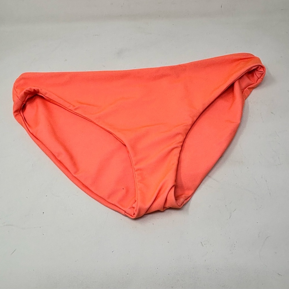 Hurley Women’s Orange Hipster Bikini Bottom Fully Lined Logo Surf Size Large